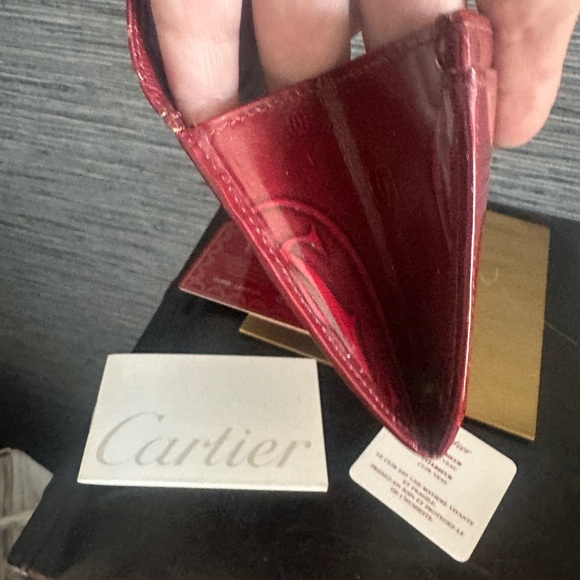 Cartier Burgundy Leather Wallet see pics! - Picture 10 of 12